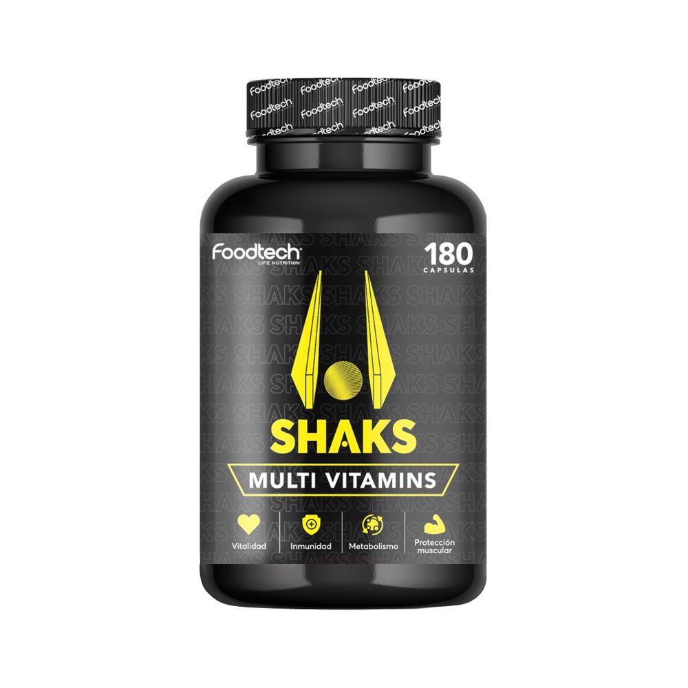 Shaks Multi Vitamins 180 caps - Foodtech