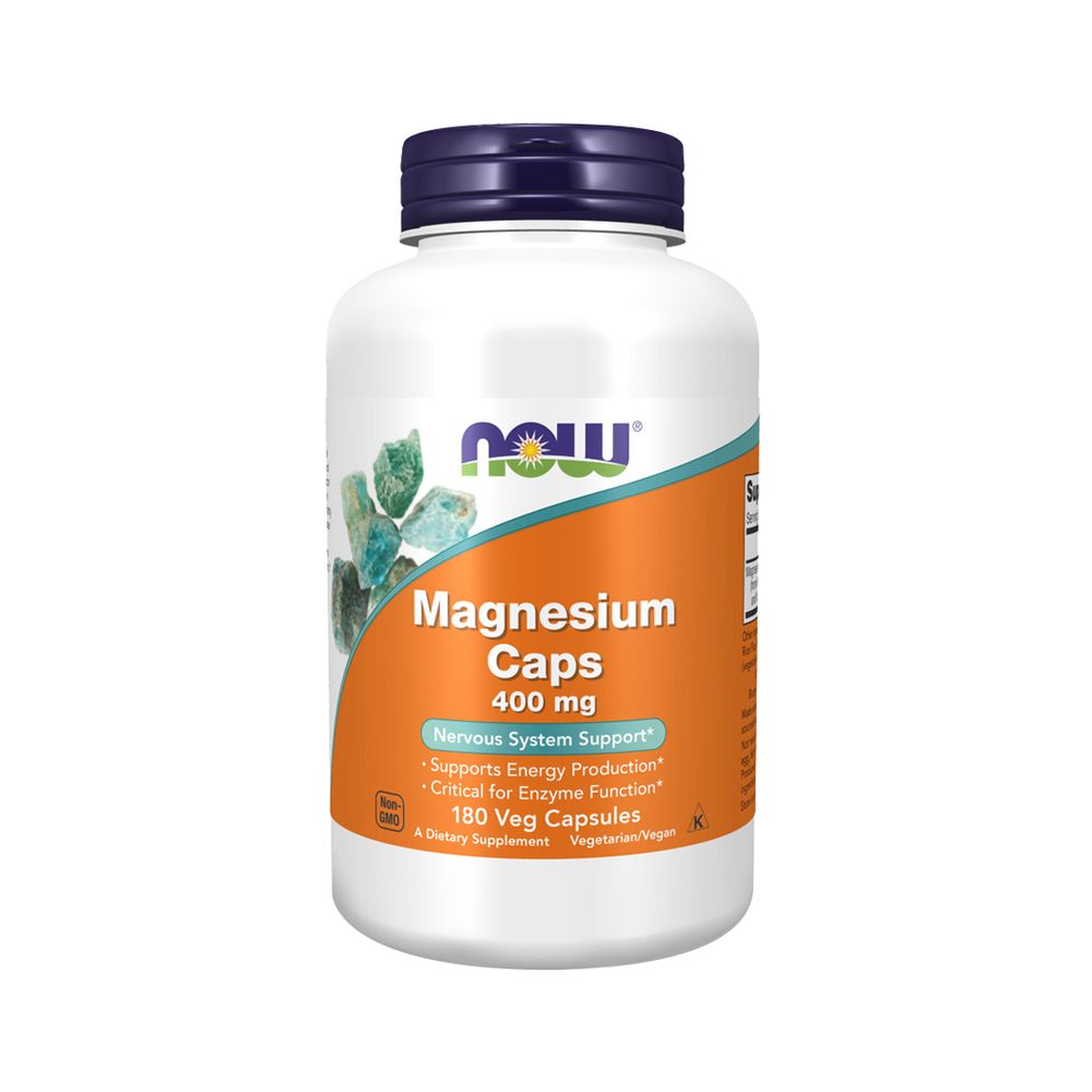 Magnesium 180 caps - Now Foods