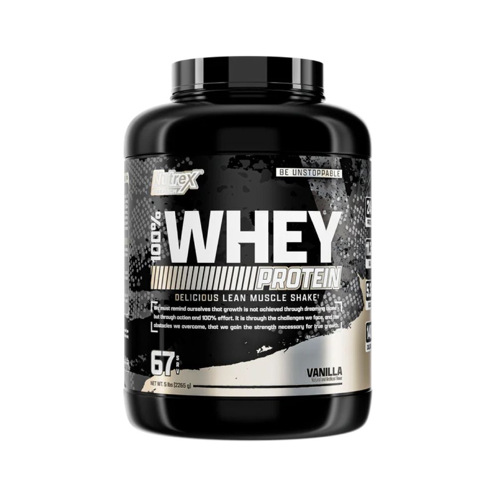 100% Whey  5 lbs  - Nutrex